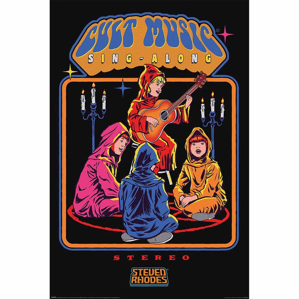 Steven Rhodes - Cult Music Sing-Along - Poster