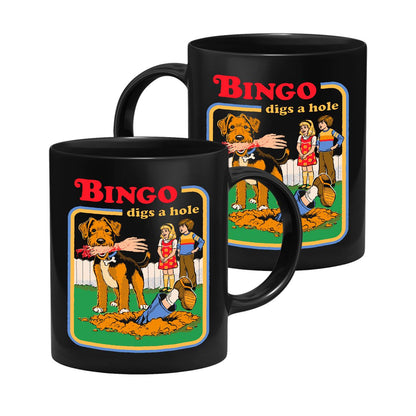 Steven Rhodes - Bingo Digs A Hole - Mug