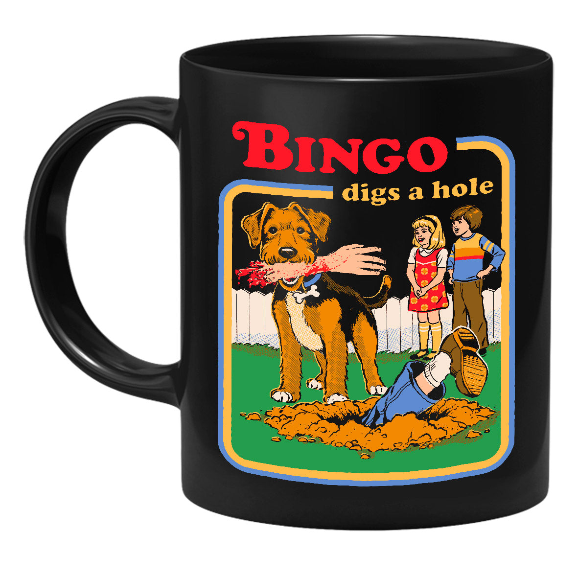 Steven Rhodes - Bingo Digs A Hole - Mug
