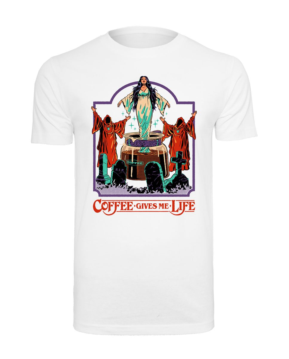 Steven Rhodes - Coffee gives me life - T-Shirt