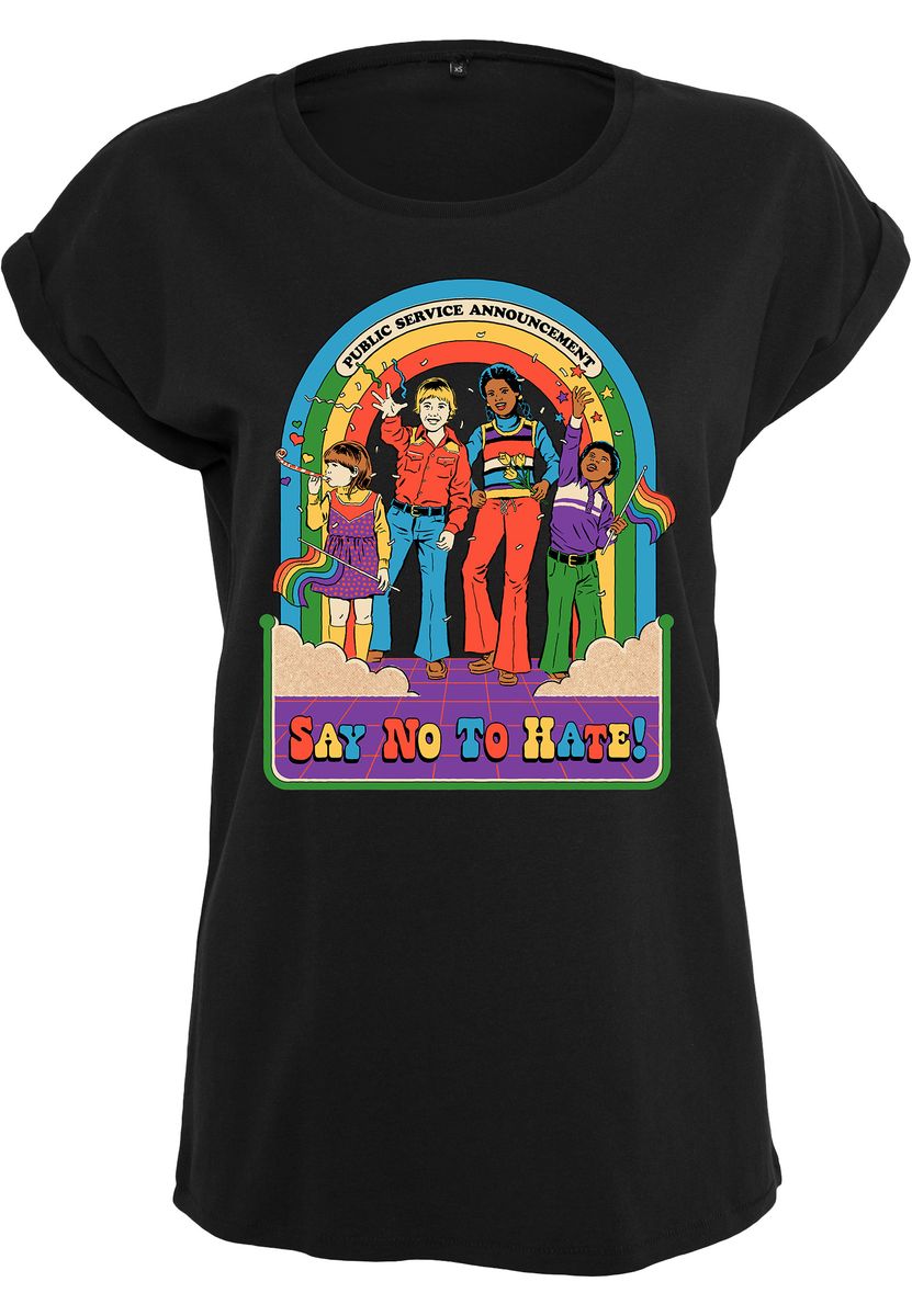 Steven Rhodes - Say No To Hate - Girlshirt