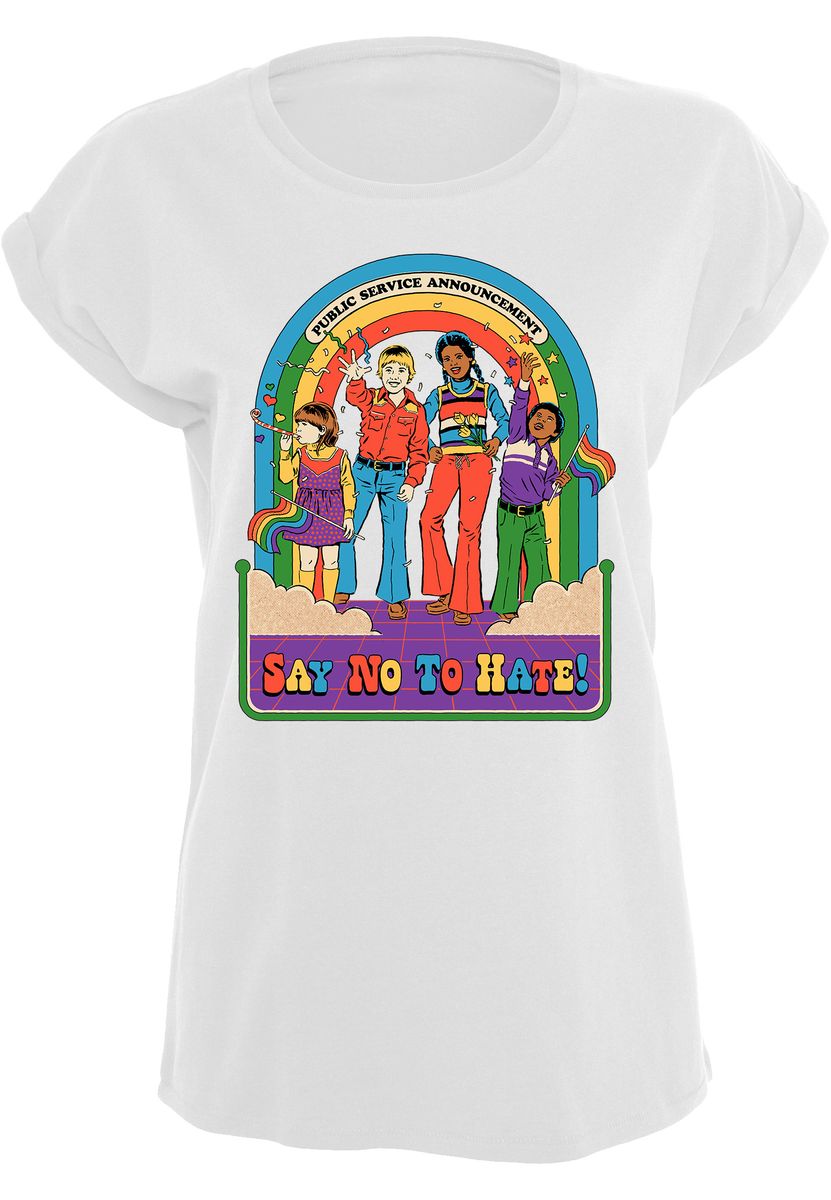 Steven Rhodes - Say No To Hate - Girlshirt