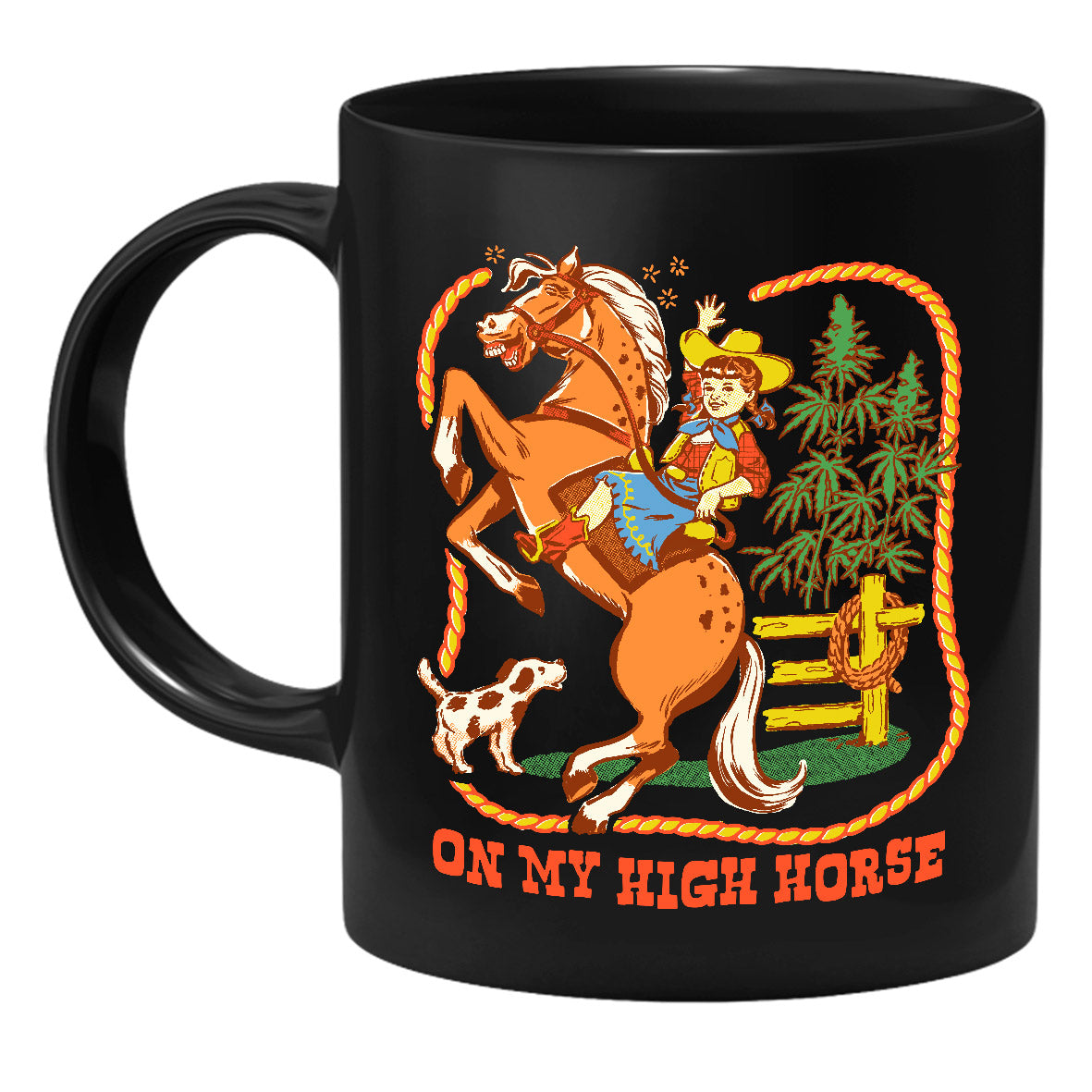 Steven Rhodes - On my high horse - Mug
