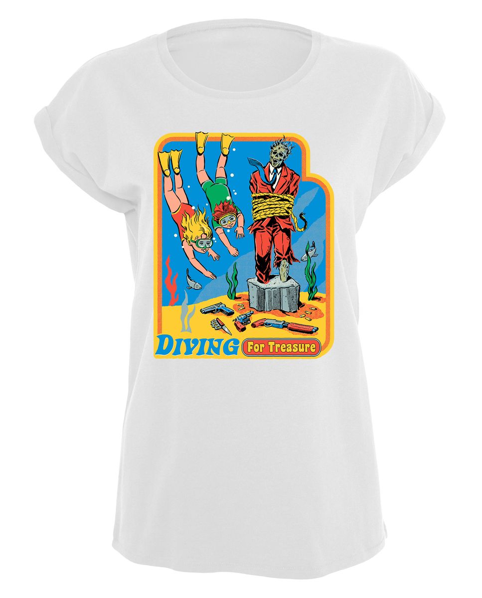 Steven Rhodes - Diving for Treasure - Girlshirt