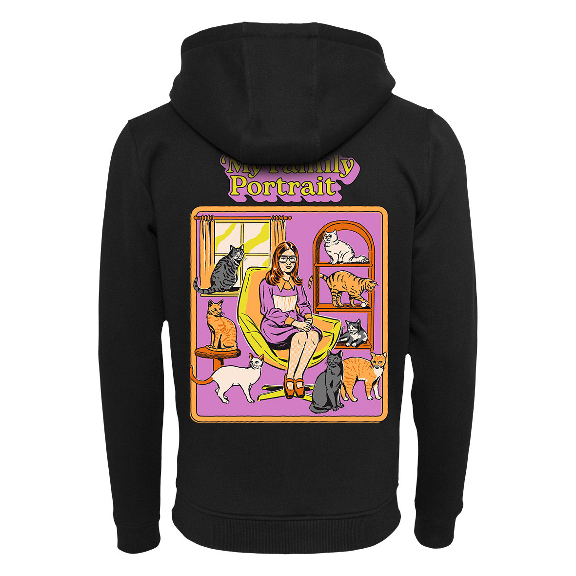 Steven Rhodes - My Family Portrait - Zip-Hoodie