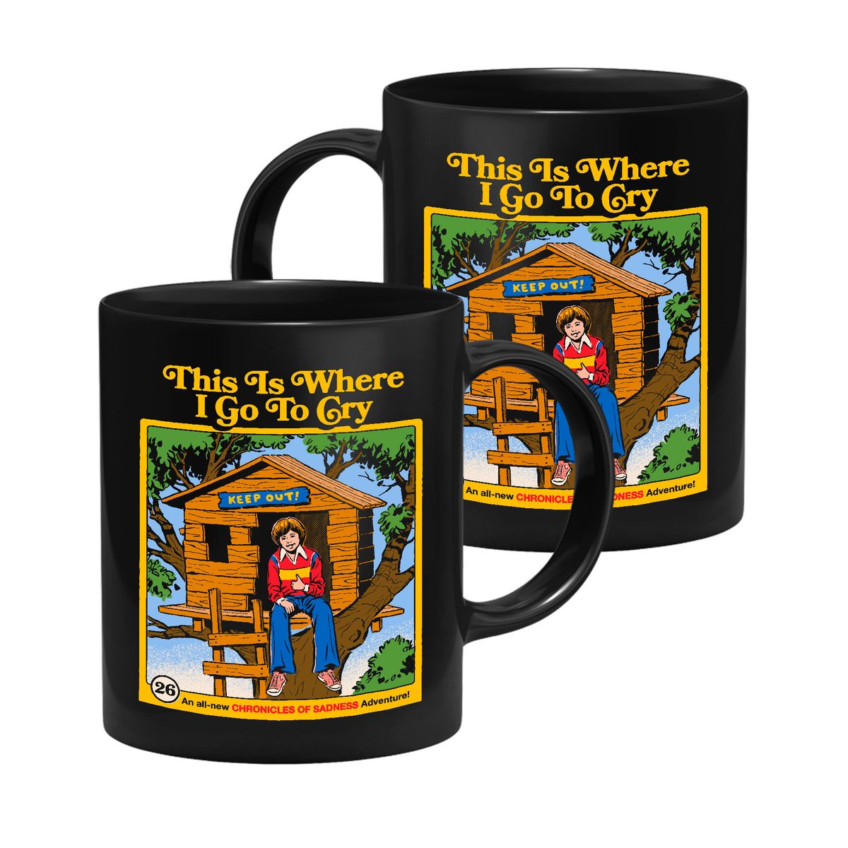 Steven Rhodes - This is where I go - Mug