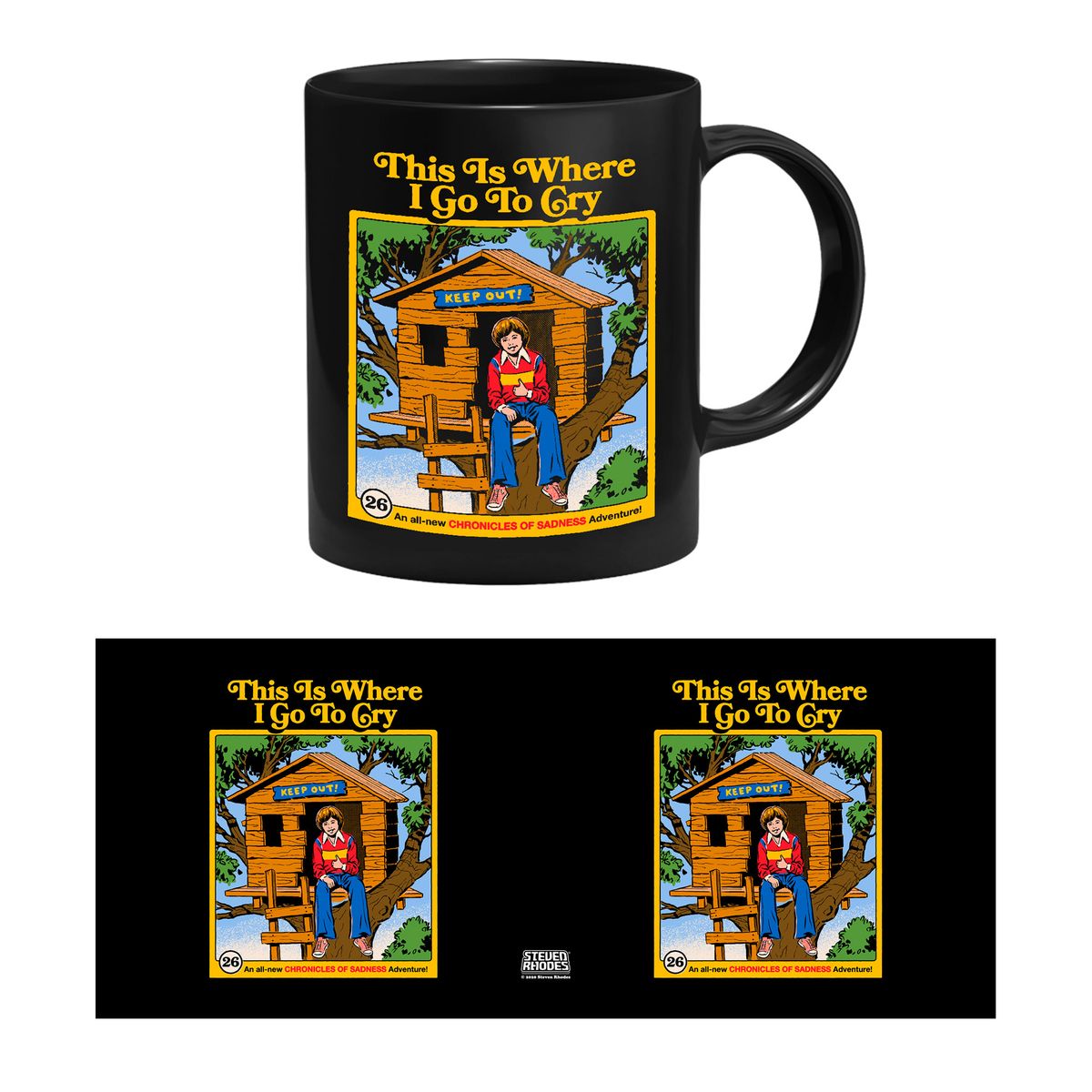 Steven Rhodes - This is where I go - Mug