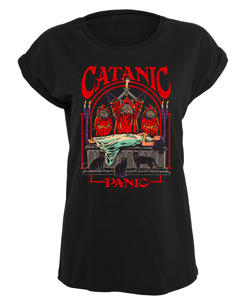 Steven Rhodes - Catanic Panic - Girlshirt