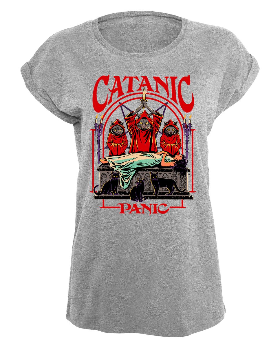 Steven Rhodes - Catanic Panic - Girlshirt