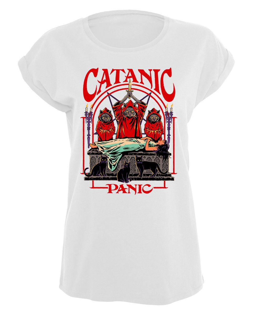 Steven Rhodes - Catanic Panic - Girlshirt