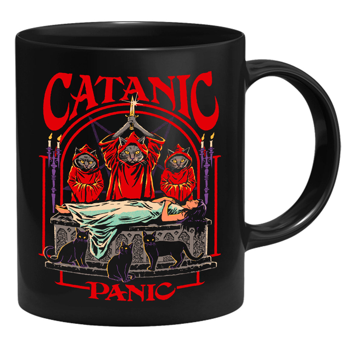 Steven Rhodes - Catanic Panic - Mug