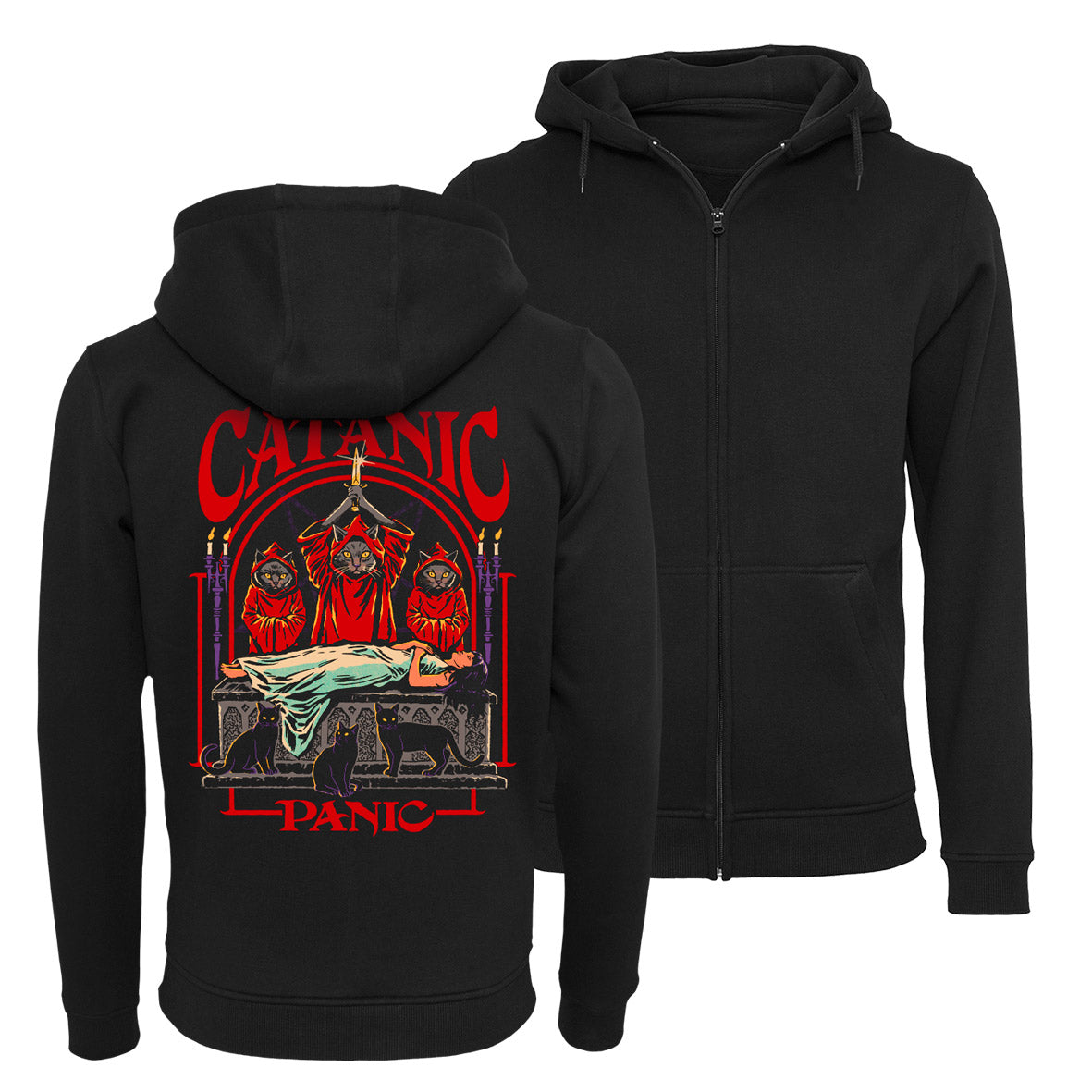 Steven Rhodes - Catanic Panic - Zip-Hoodie