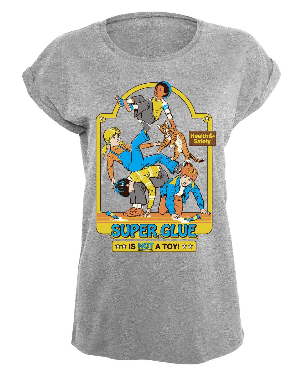 Steven Rhodes - Super Glue is not a toy - Girlshirt