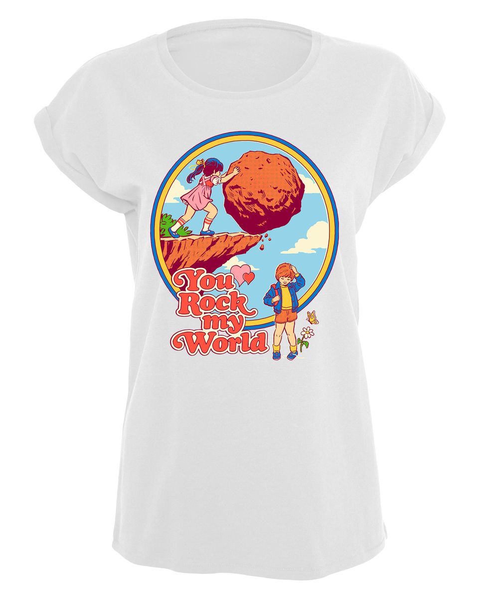 Steven Rhodes - You rock my world - Girlshirt