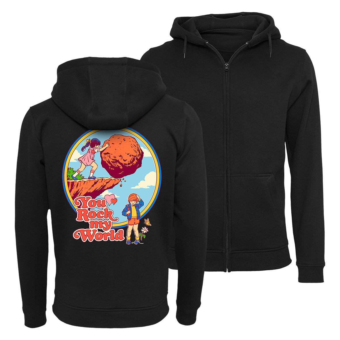 Steven Rhodes - You rock my world - Zip-Hoodie