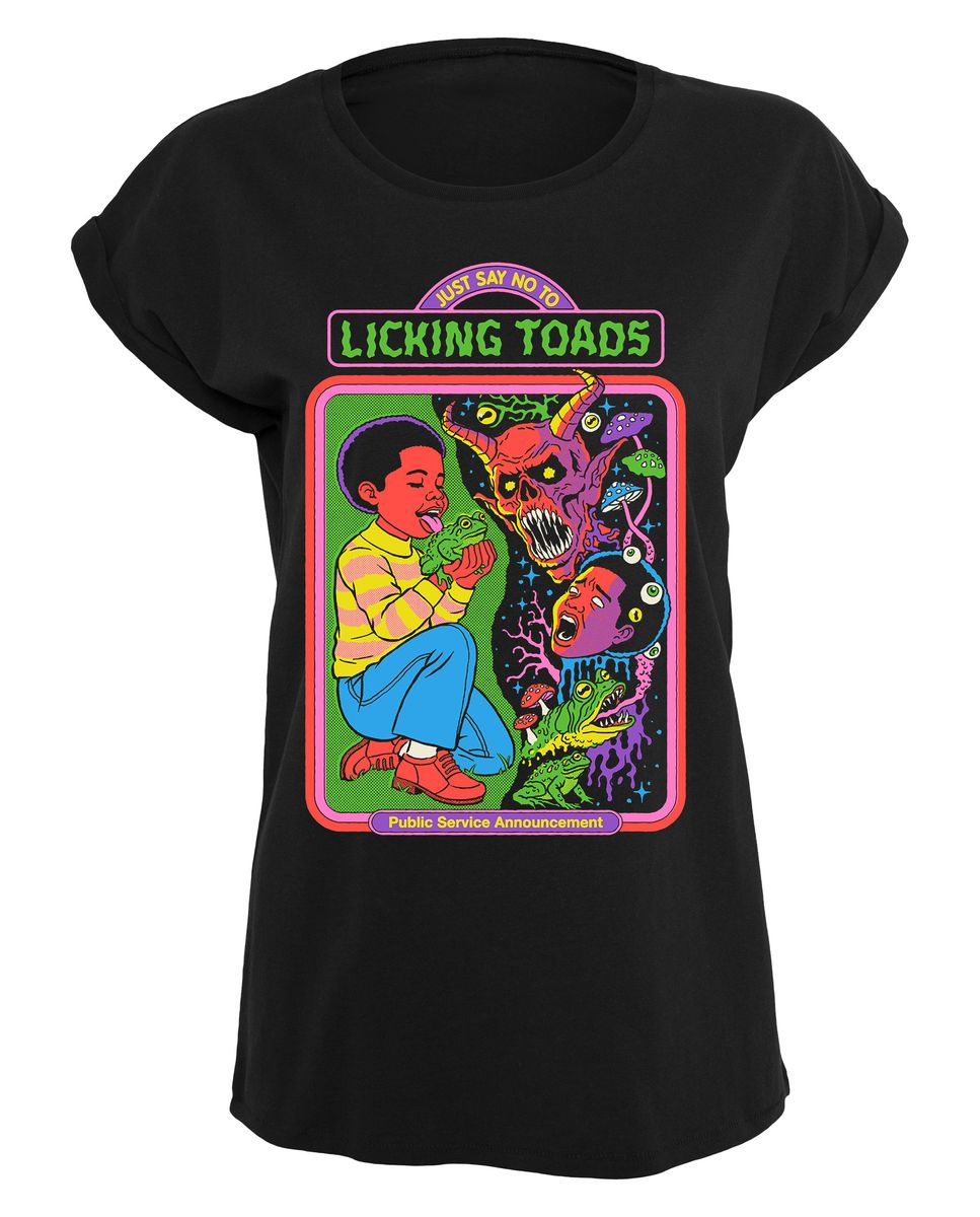 Steven Rhodes - Licking Toad - Girlshirt