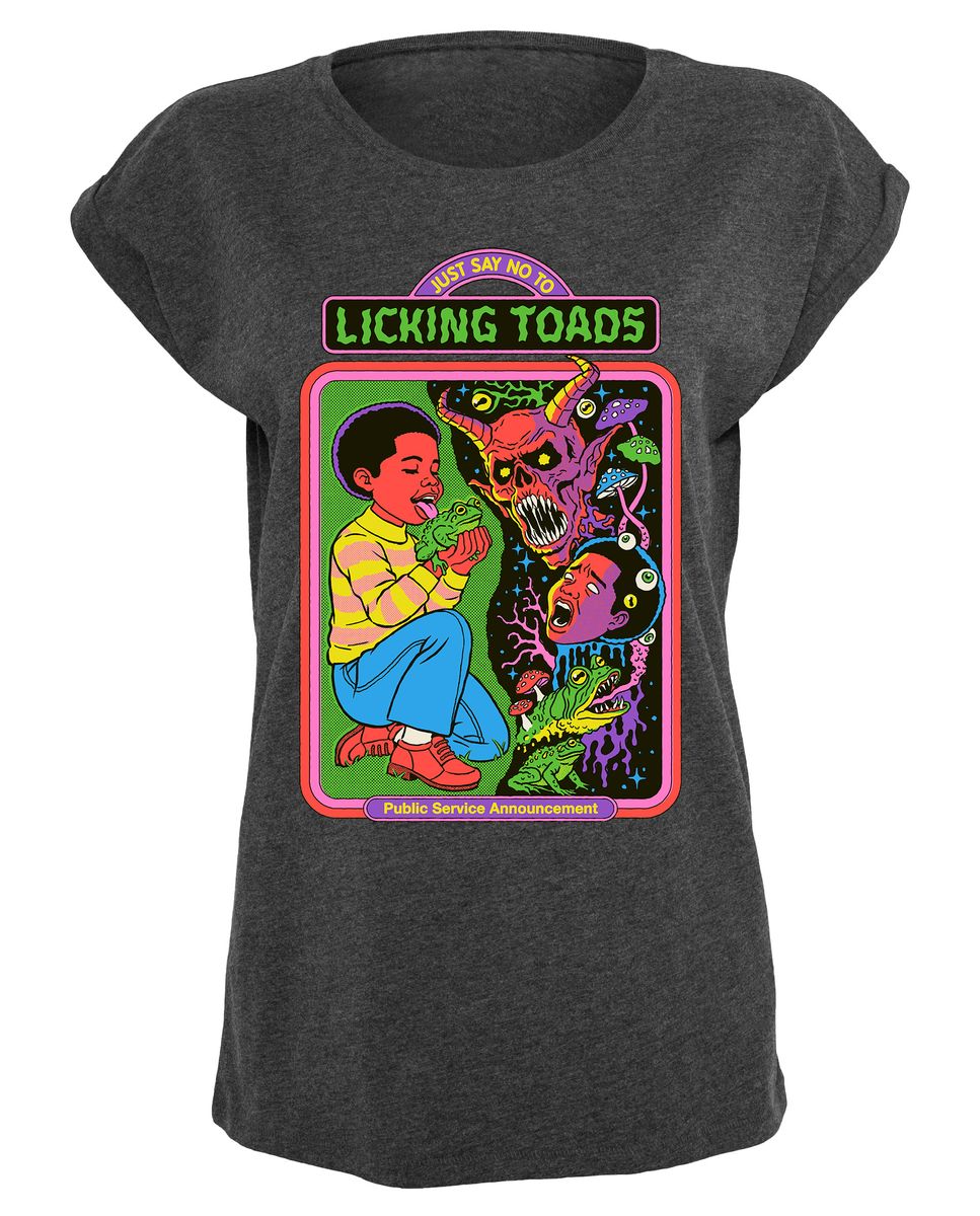 Steven Rhodes - Licking Toad - Girlshirt