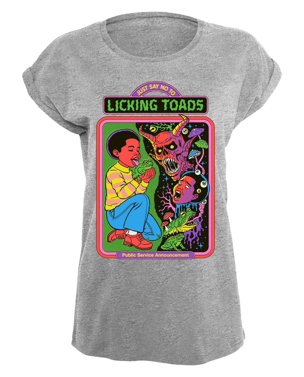 Steven Rhodes - Licking Toad - Girlshirt