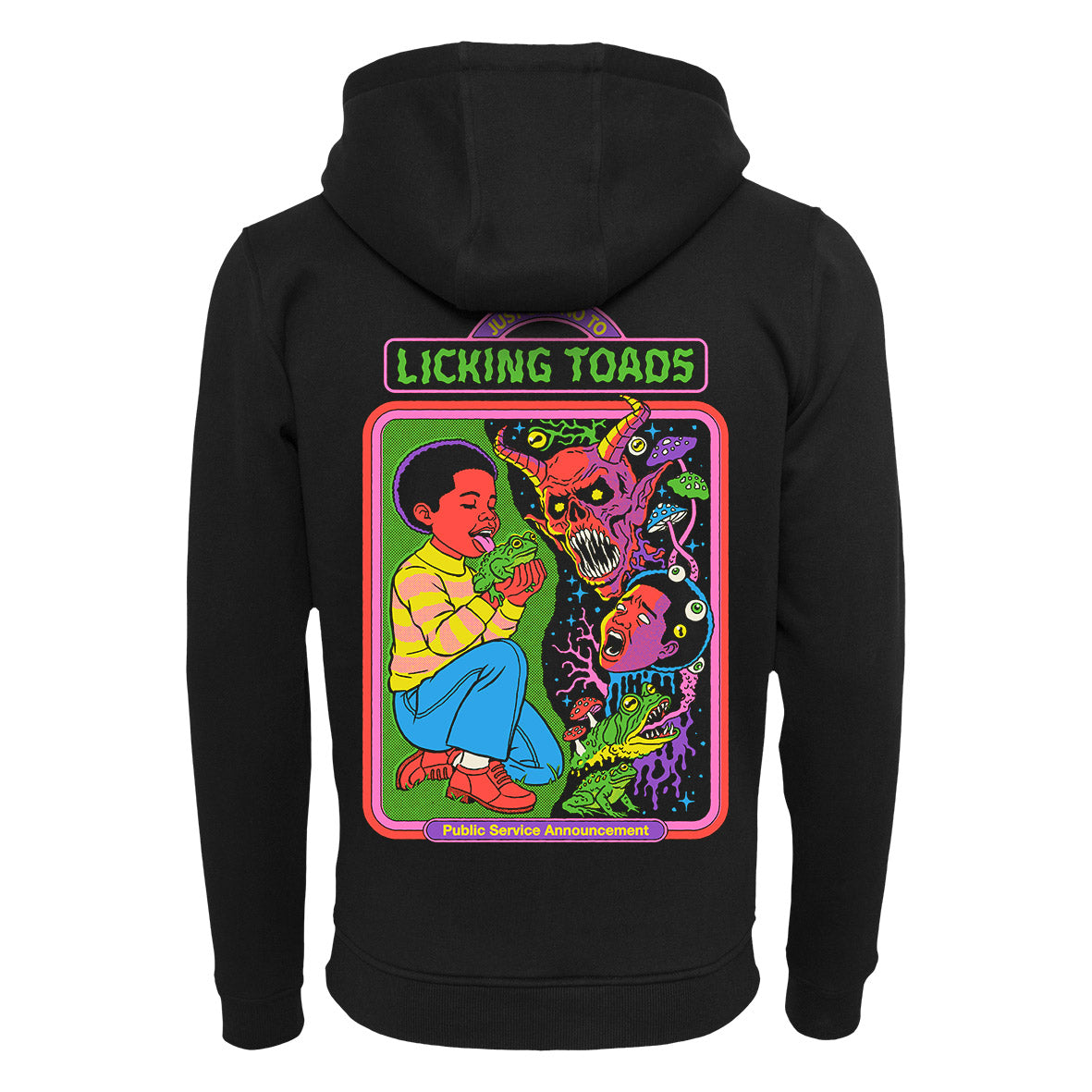 Steven Rhodes - Licking Toad - Zip-Hoodie