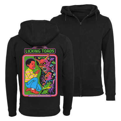 Steven Rhodes - Licking Toad - Zip-Hoodie