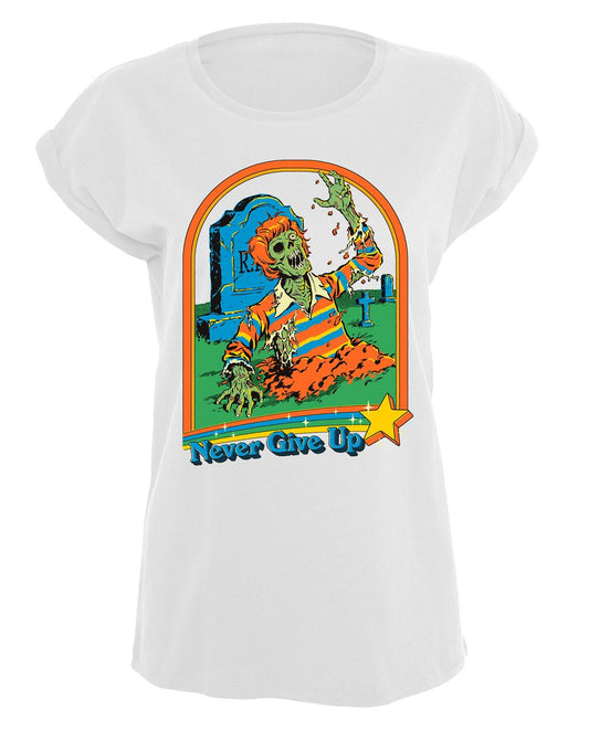 Steven Rhodes - Never Give Up - Girlshirt