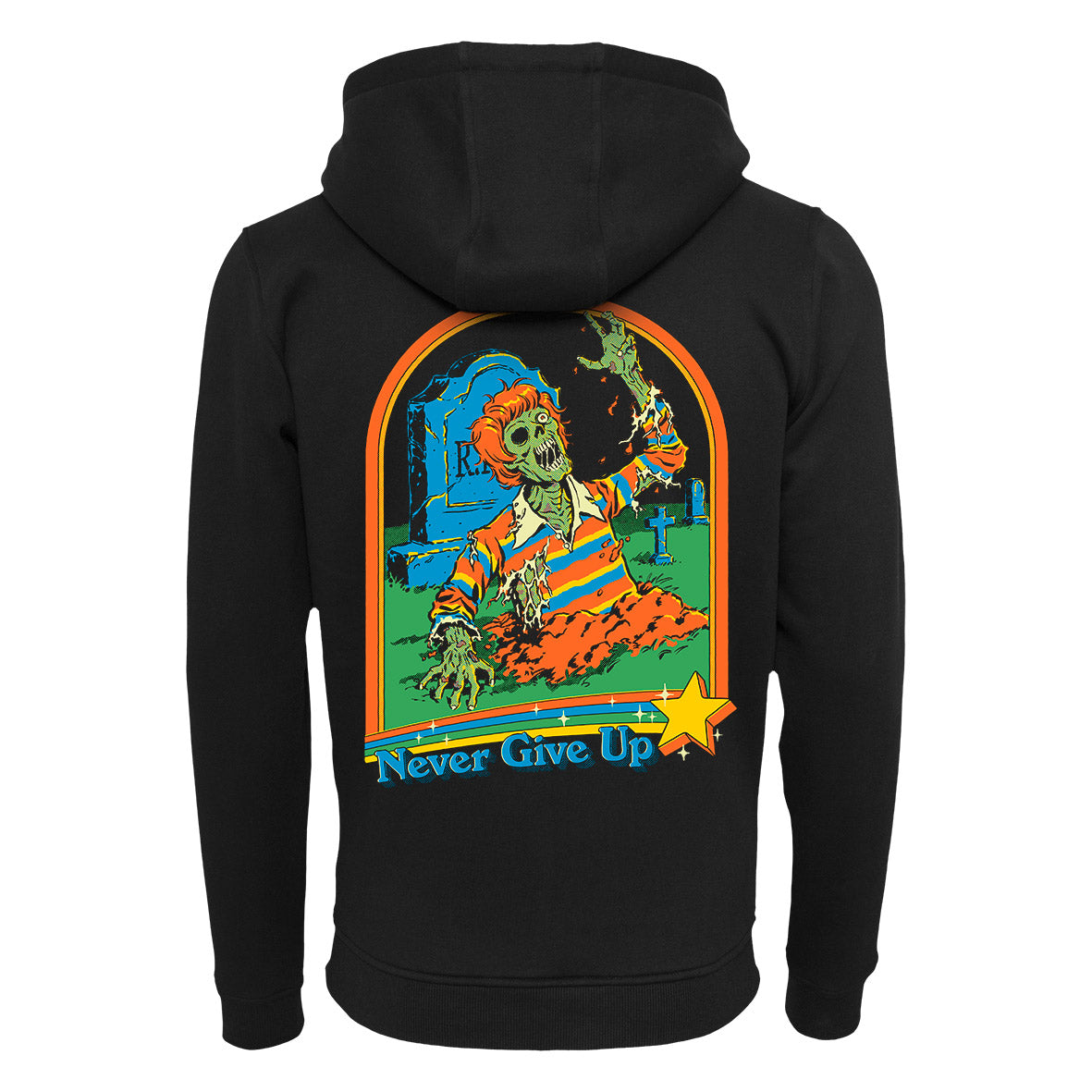 Steven Rhodes - Never Give Up - Zip-Hoodie