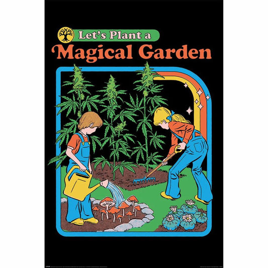 Steven Rhodes - Let's Plant A Magical Garden - Poster