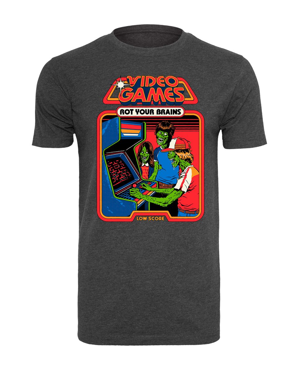 Steven Rhodes - Video Games root your brains - T-Shirt