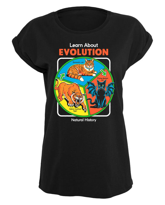 Steven Rhodes - Learn about Evolution - Girlshirt