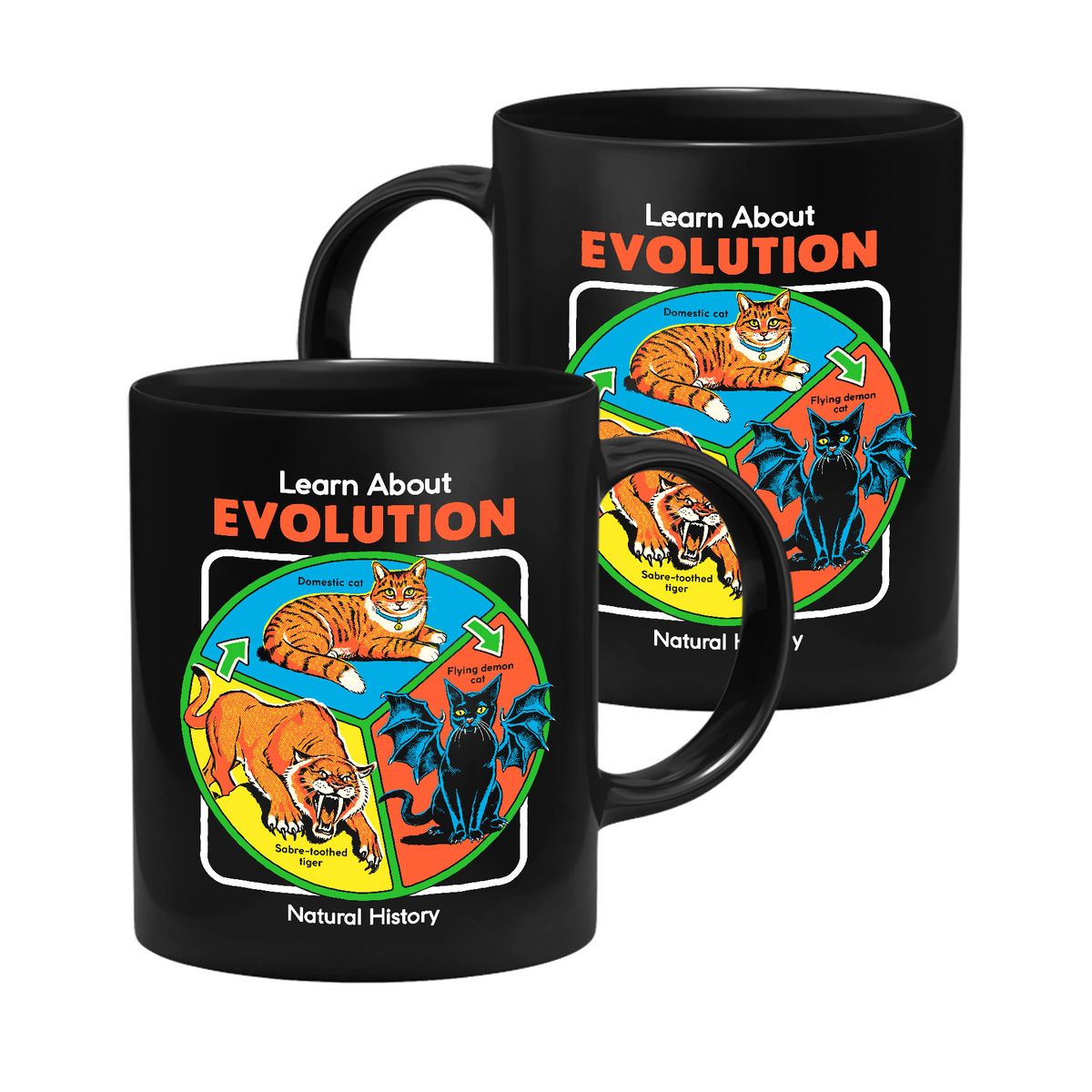Steven Rhodes - Learn about Evolution - Mug
