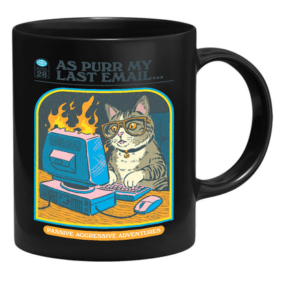 Steven Rhodes - As Purr My Last Email - Mug