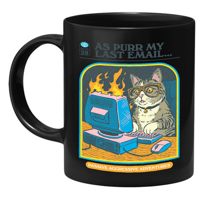 Steven Rhodes - As Purr My Last Email - Mug