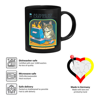 Steven Rhodes - As Purr My Last Email - Mug