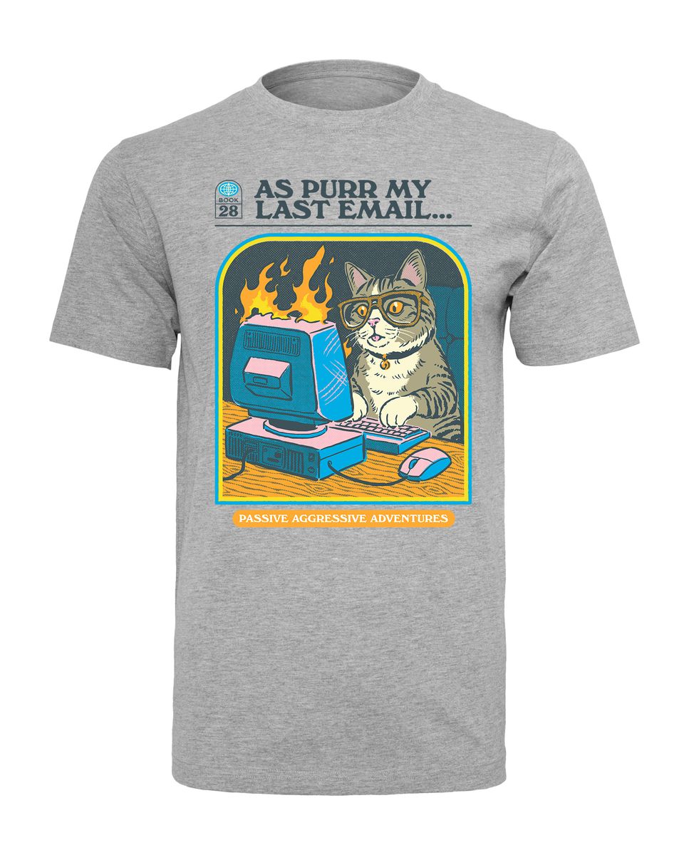 Steven Rhodes - As Purr My Last Email - T-Shirt