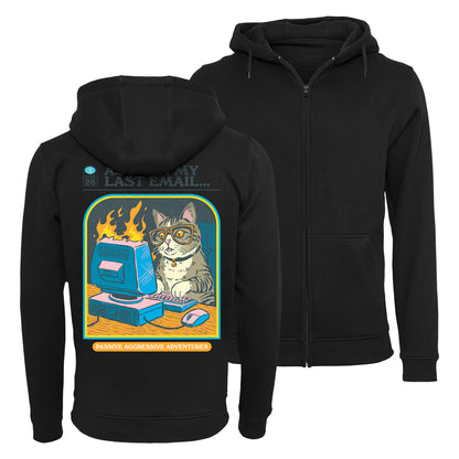 Steven Rhodes - As Purr My Last Email - Zip-Hoodie