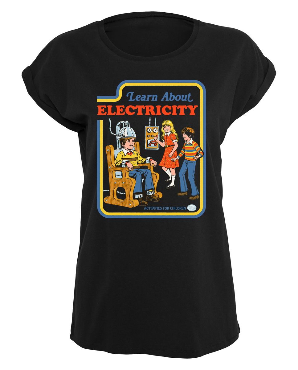 Steven Rhodes - Learn About Electricity - Girlshirt