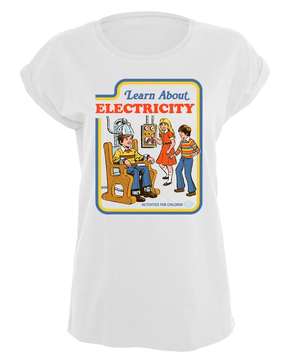 Steven Rhodes - Learn About Electricity - Girlshirt