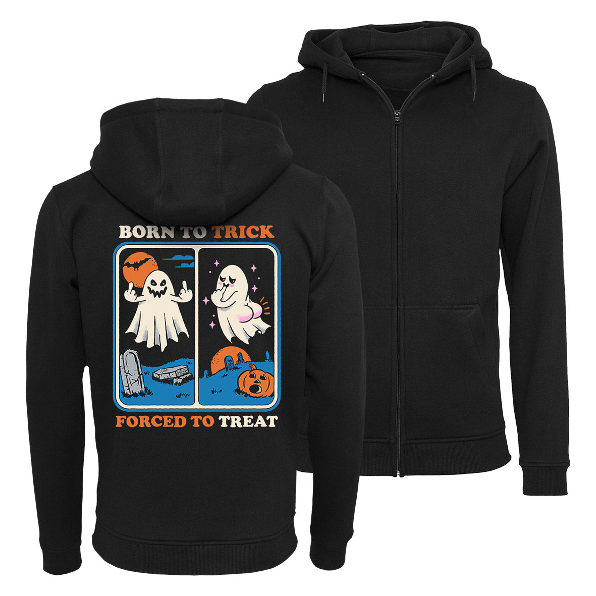 Steven Rhodes - Born to Trick - Zip-Hoodie