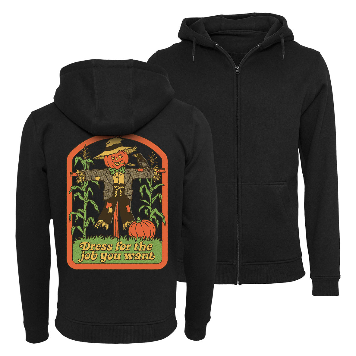 Steven Rhodes - Dress for the Job you want - Zip-Hoodie