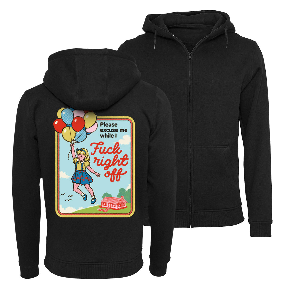 Steven Rhodes - Please Excuse Me - Zip-Hoodie
