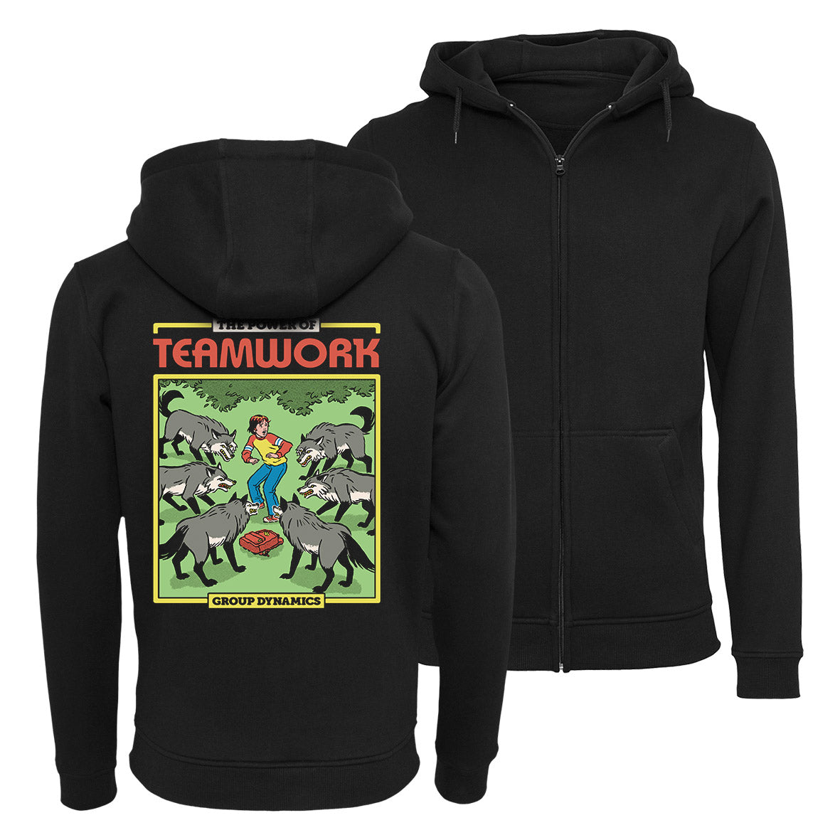 Steven Rhodes - Teamwork - Zip-Hoodie