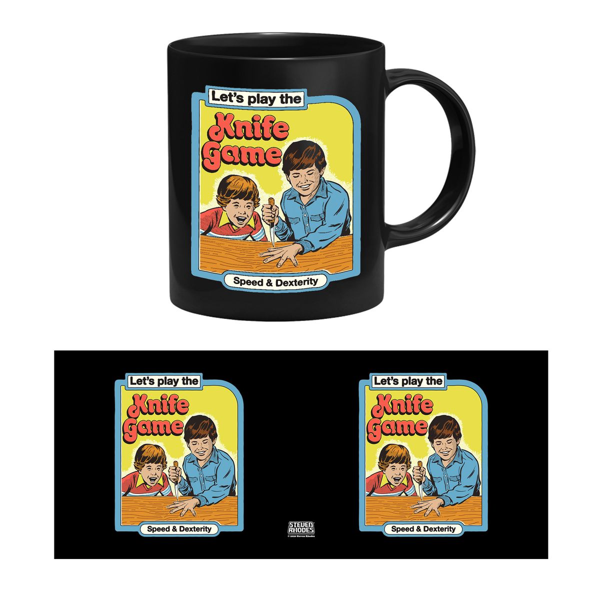 Steven Rhodes - Knife Game - Mug