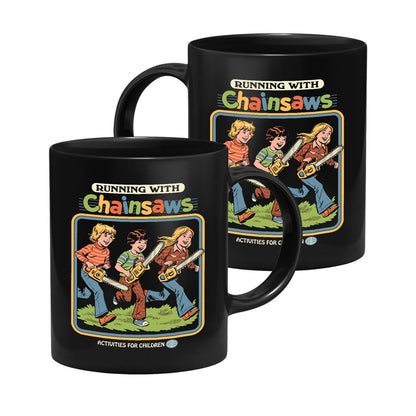 Steven Rhodes - Running with Chainsaws - Tasse