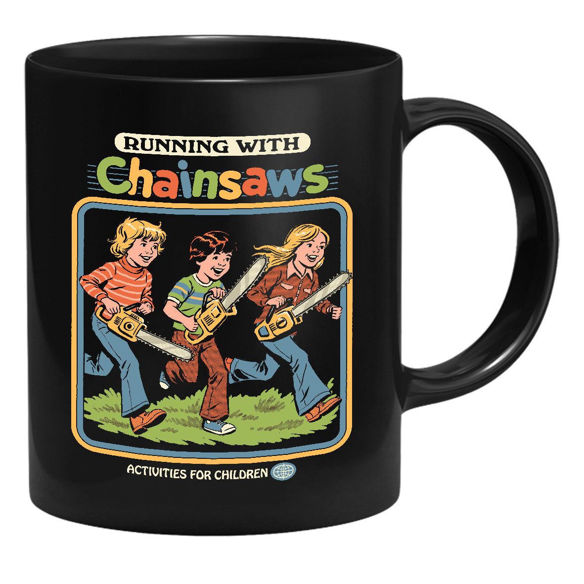 Steven Rhodes - Running with Chainsaws - Tasse
