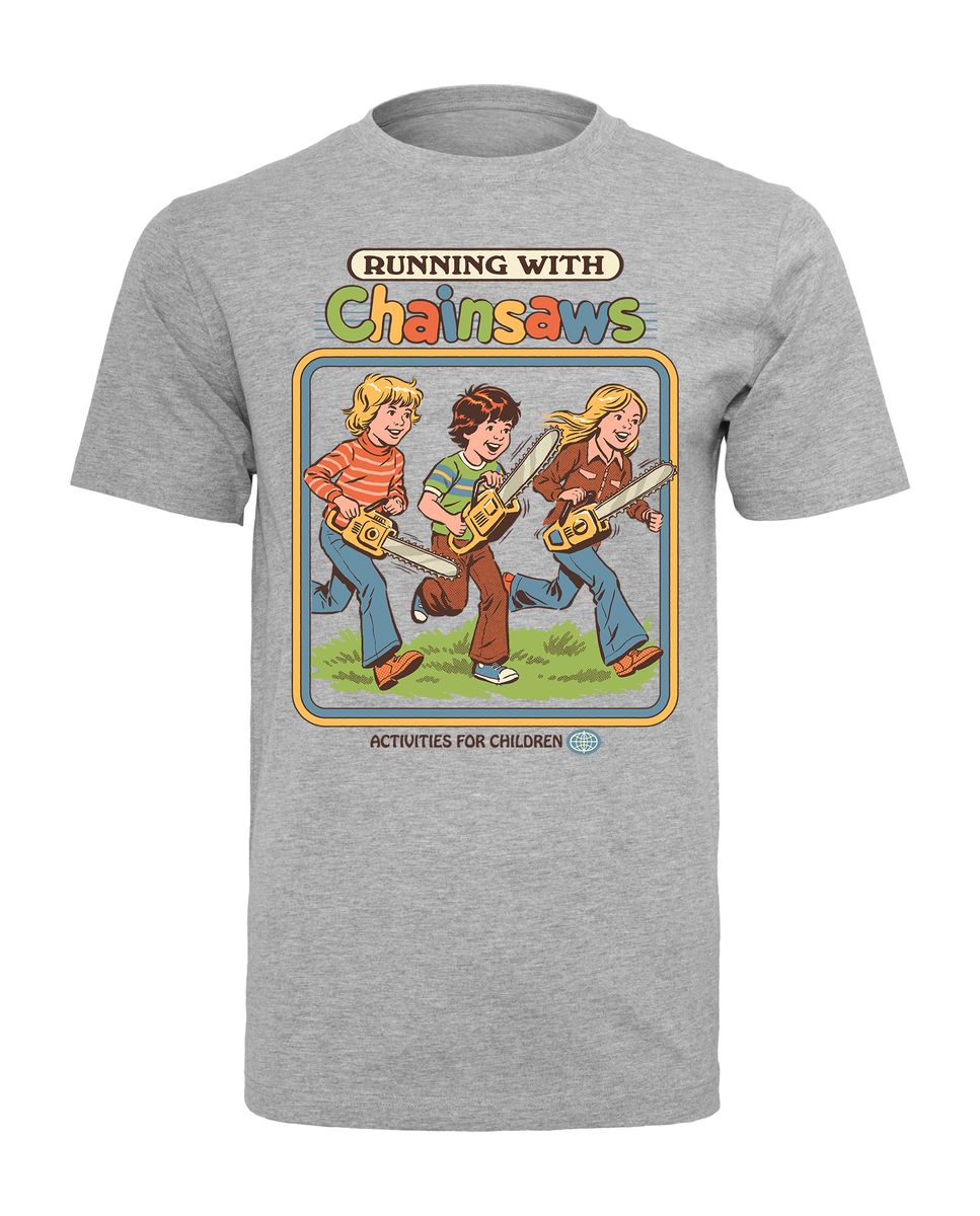 Steven Rhodes - Running with Chainsaws - T-Shirt