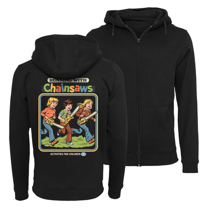 Steven Rhodes - Running with Chainsaws - Zip-Hoodie