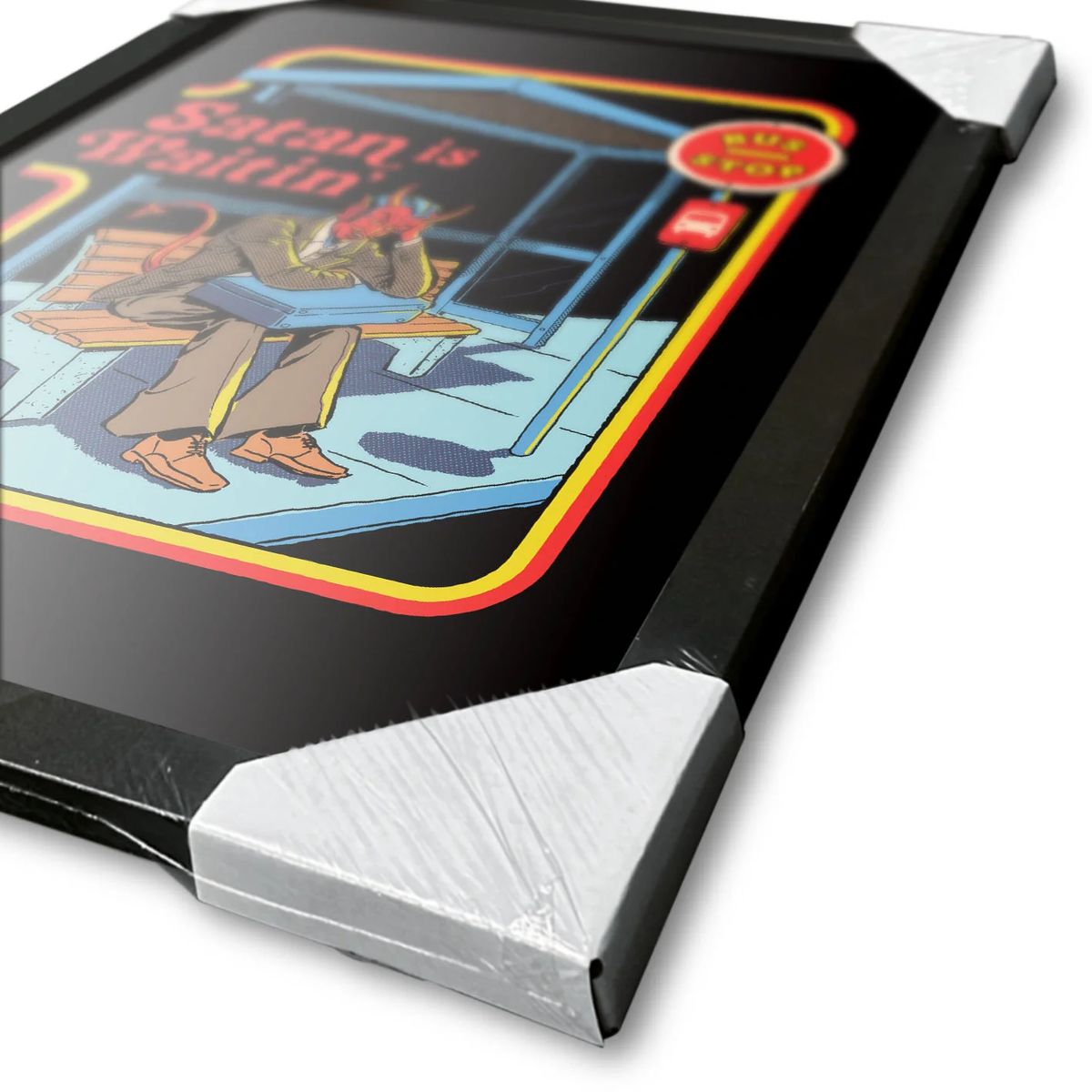 Steven Rhodes - Satan Is Waitin - Gerahmter Kunstdruck