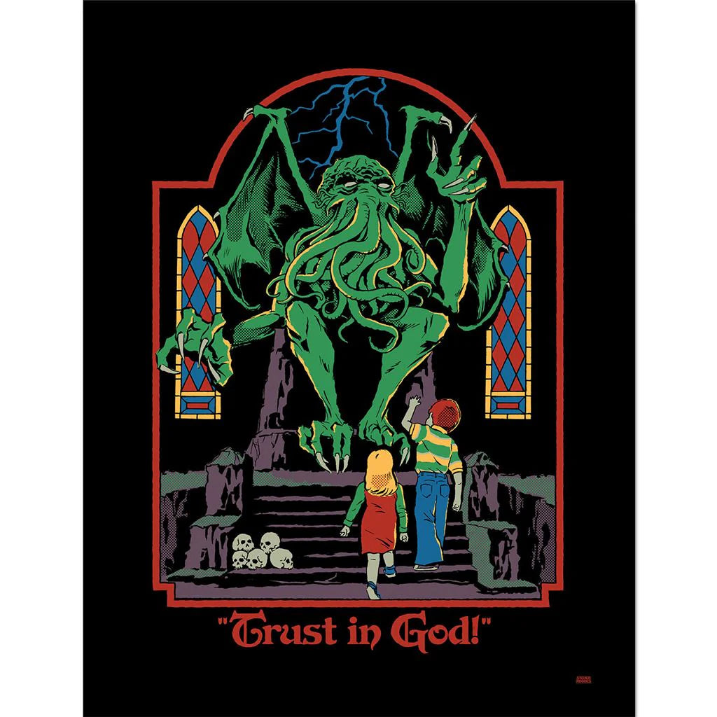 Minister Steven Rhodes Steven Rhodes - Trust In God - Gerahmter Kunstdruck – Steven Rhodes Shop