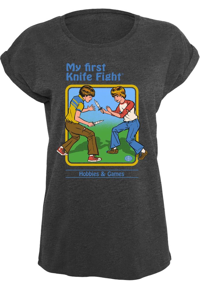 Steven Rhodes - My First Knife Fight - Girls T-shirt