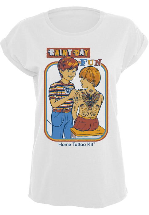Steven Rhodes - Rainy Day Fun - Girls T-shirt